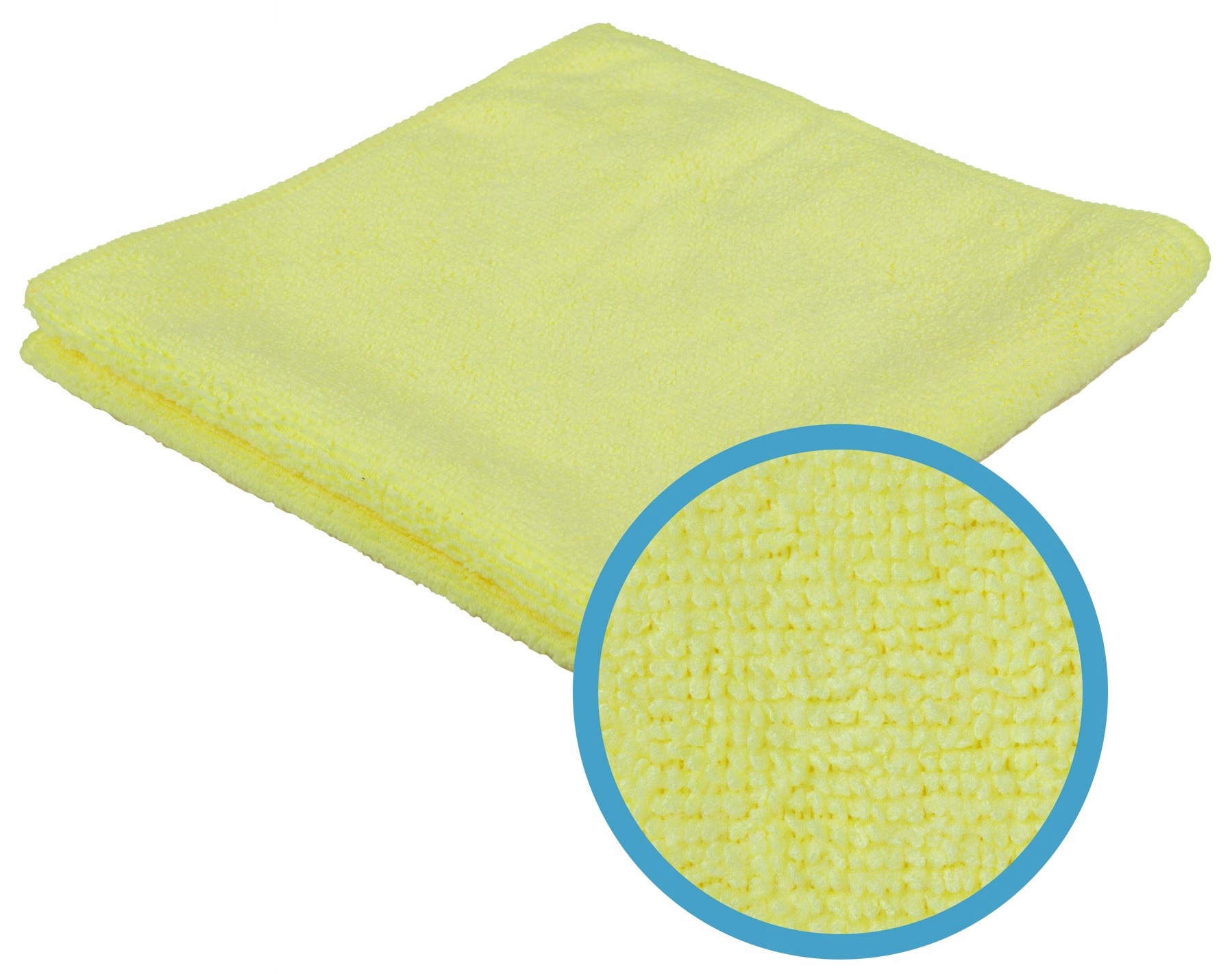 Ścierka z mikrofibry 30 × 30 cm, 230 g/m² — żółta