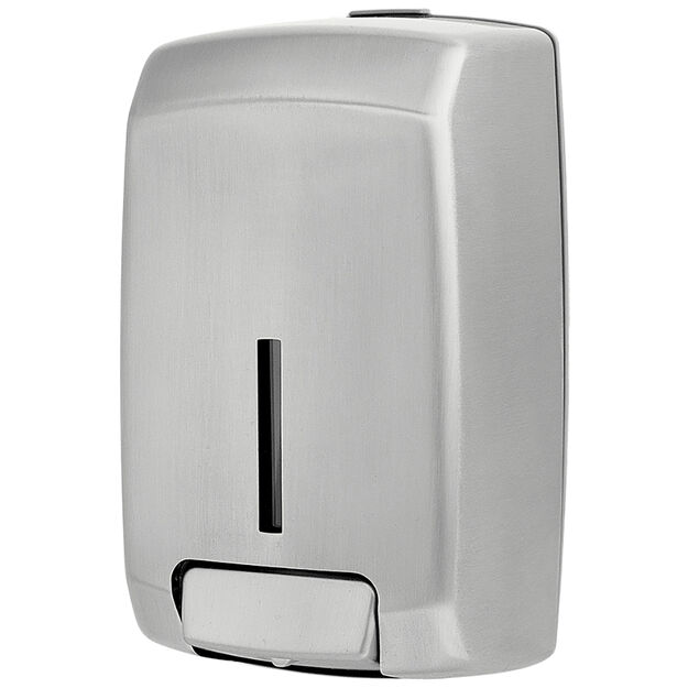 Dozownik mydła w płynie CALMA INOX 900 ml, stal matowa