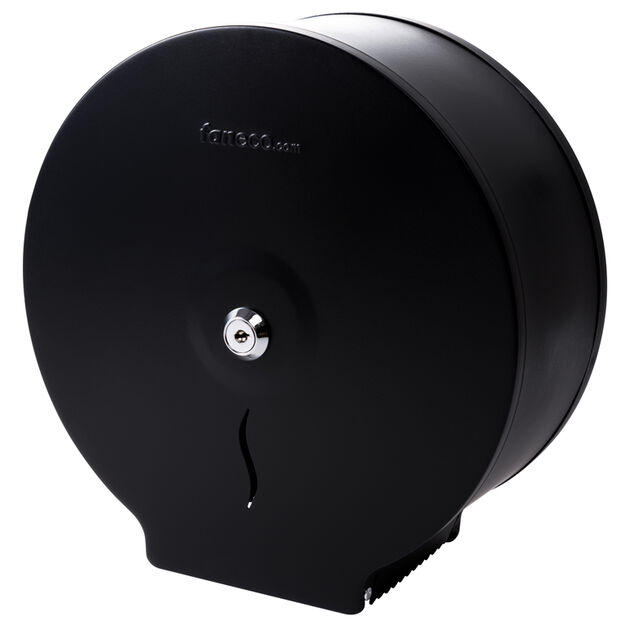 Podajnik papieru toaletowego HIT BLACK, czarny, stal